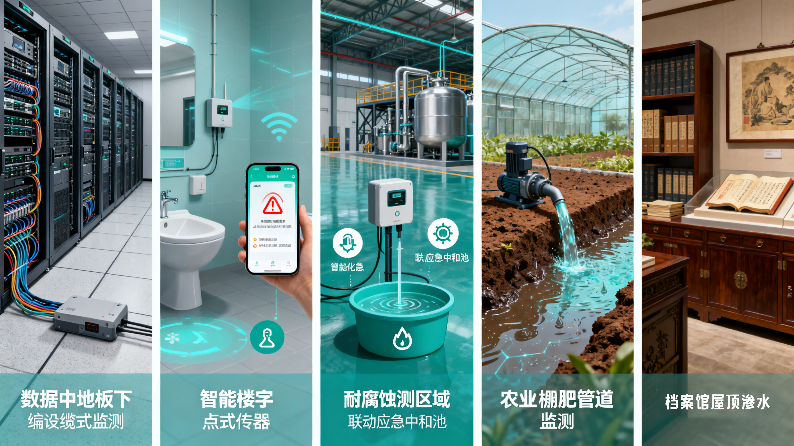 漏水监测报警：无人场所的“智能哨兵”，业疆智能以技术筑牢安全防线