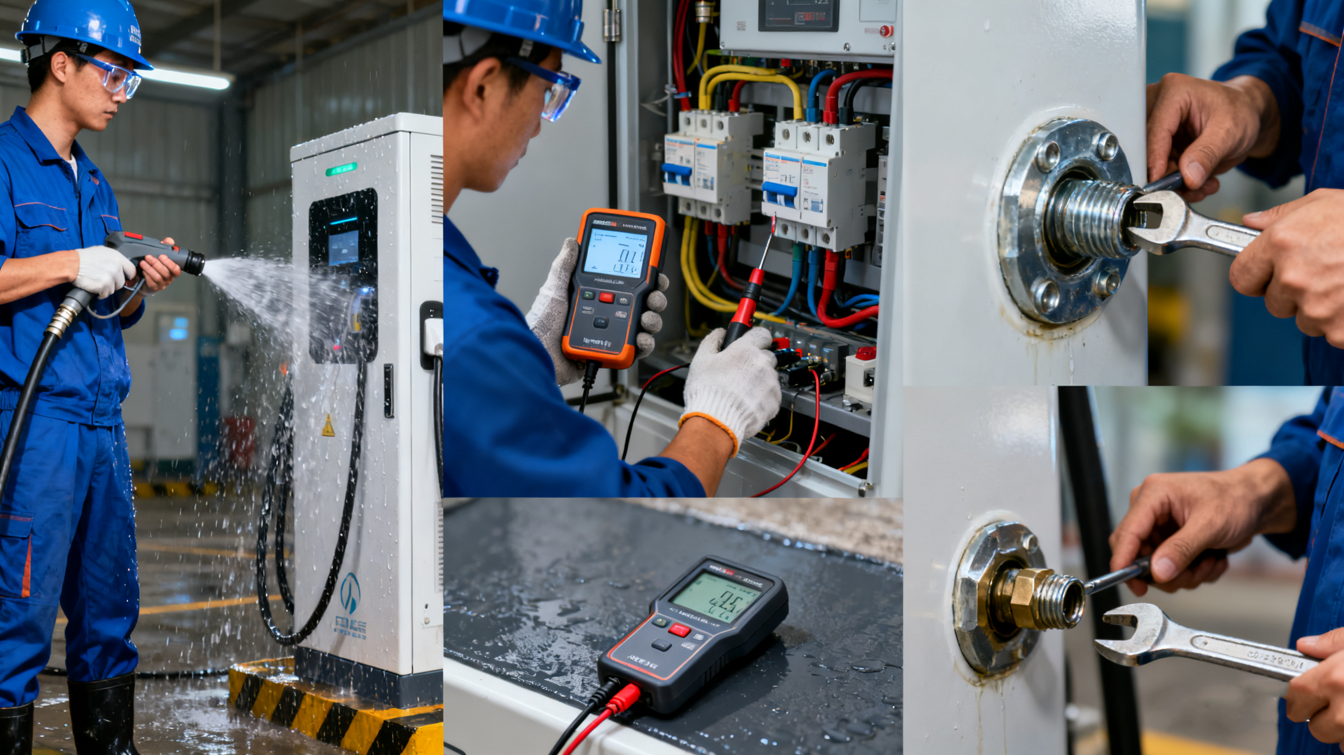 筑牢安全防线：充电桩防水检测关键技术及业疆智能解决方案