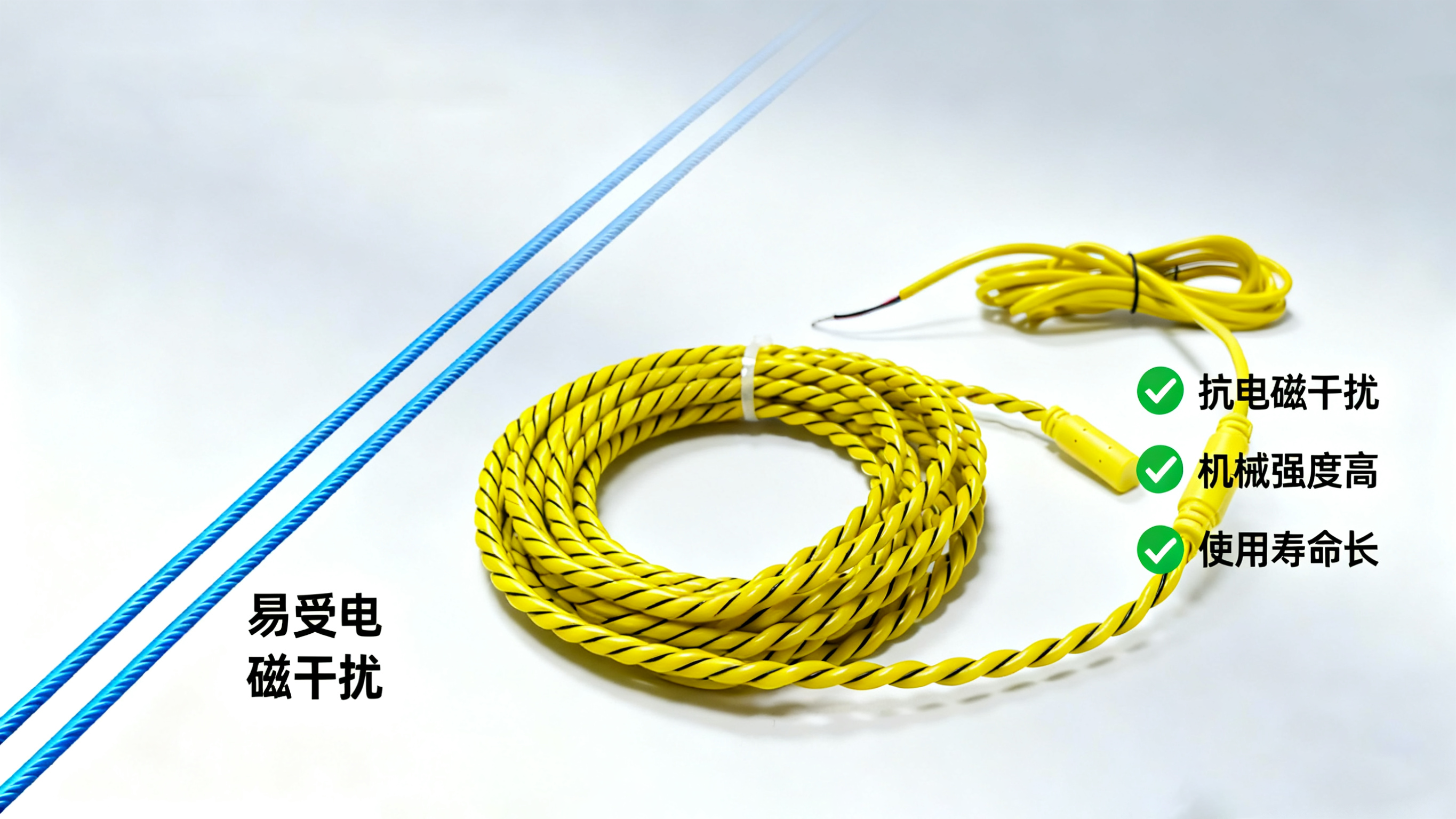 非定位漏水检测绳：大范围泄漏防护的“敏锐神经”